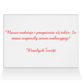 Pools/Polski - Merry Kerstmis/Wesołych Świąt (Binnen Horizontaal (Boven))