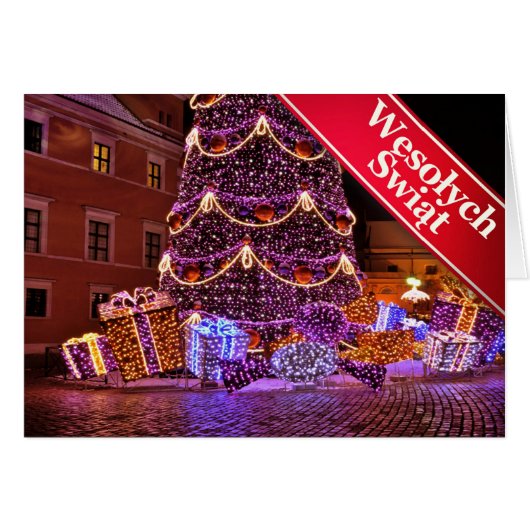 Pools/Polski - Merry Kerstmis/Wesołych Świąt (Voorkant Horizontaal)