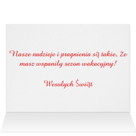 Pools/Polski - Merry Kerstmis/Wesołych Świąt (Binnen Horizontaal (Boven))