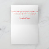 Pools/Polski - Vrolijke Kerstmis/Wesołych Świąt Feestdagen Kaart (Binnen)