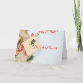 Pools/Polski - Vrolijke Kerstmis/Wesołych Świąt Feestdagen Kaart