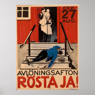Pools Poster 1922 Grote Canva