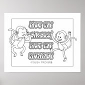 Pools Proverb Coloring Poster (Voorkant)