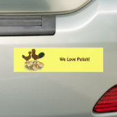 Pools: Rode familie Bumpersticker (Op auto)