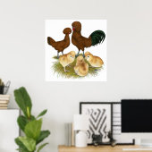 Pools: Rode familie Poster (Thuiskantoor)