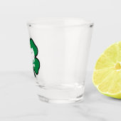 Pools scheerglas voor het kantelen shot glas (Rechts)