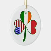 Pools Shamrock Keramisch Ornament (Rechts)
