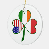Pools Shamrock Keramisch Ornament (Links)