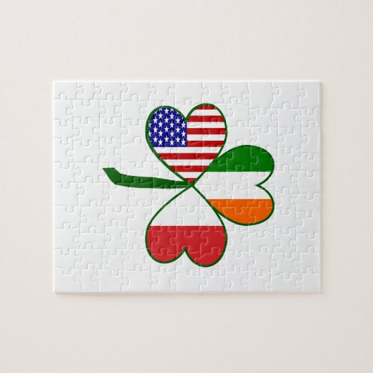 Pools Shamrock Legpuzzel (Horizontaal)