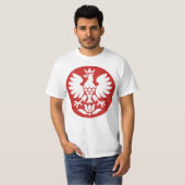 Pools Slavisch Adelaar Volkssymbool T-shirt (Voorkant volledig)