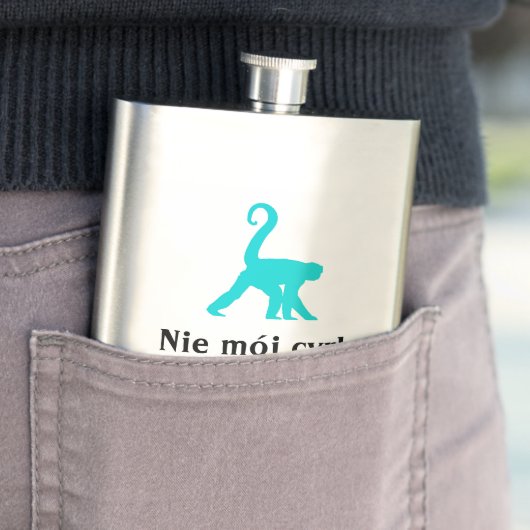 Pools spreekwoord heupfles (Voorbeeld)