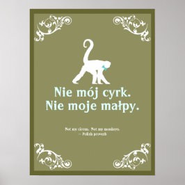 Pools spreekwoord poster