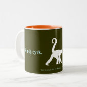 Pools spreekwoord tweekleurige koffiemok (Voorkant links)