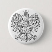 Pools symbool ronde button 5,7 cm (Voorkant)
