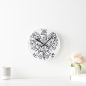 Pools symbool ronde klok (Huis)