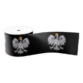 Pools symbool vlag en Eagle, Polen zwart/patriot Grosgrain Lint (Spoel)