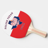 Pools Texan Busia Tafeltennisbatje (Zijkant)