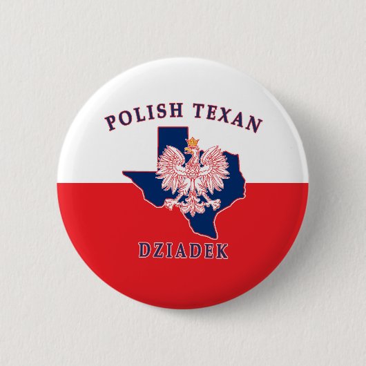 Pools Texan Dziadek Ronde Button 5,7 Cm (Voorkant)