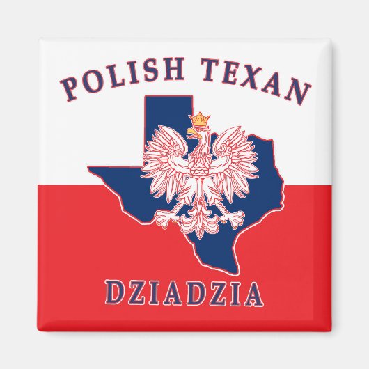 Pools Texan Dziadzia Magneet (Voorkant)