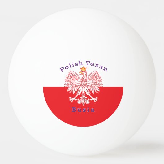 Pools Texan Eagle Busia Pingpongbal (Voorkant)