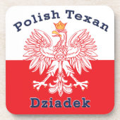 Pools Texan Eagle Dziadek Bier Onderzetter (Voorkant)