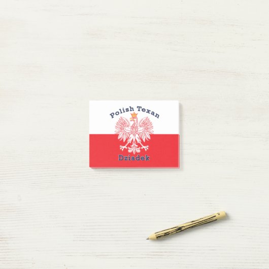 Pools Texan Eagle Dziadek Post-it® Notes (Op bureau)