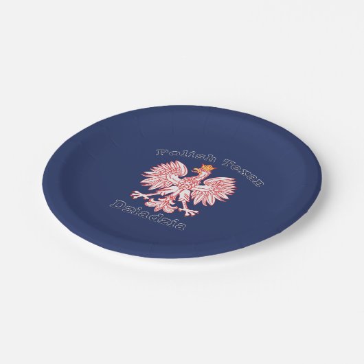 Pools Texan Eagle Dziadzia Papieren Bordje (Gekanteld)