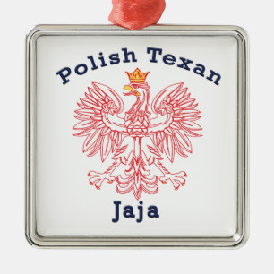 Pools Texan Eagle Jaja Metalen Ornament