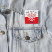 Pools Texan Eagle Jaja Vierkante Button 5,1 Cm (In situ)
