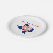Pools Texan Eagle Papieren Bordje (Gekanteld)