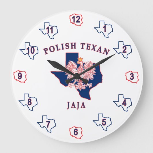 Pools Texan Jaja Grote Klok (Voorkant)