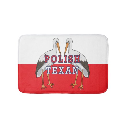 Pools Texan White Stork Badmat (Voorkant)