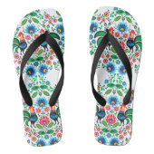 Pools traditioneel ornament high-top sneakers teenslippers (Voetbed)