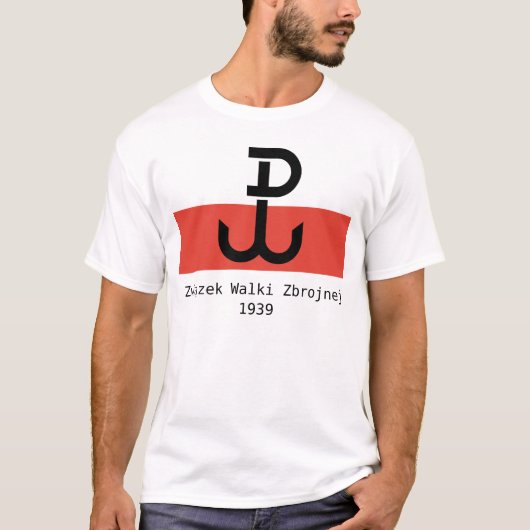 Pools verzet (begin WWII) T-shirt (Voorkant)