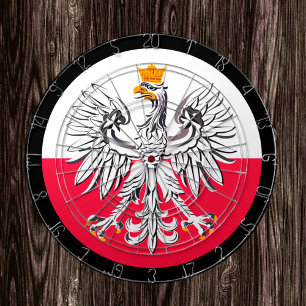 Pools vlaggendartboard en darts/spelboard dartbord