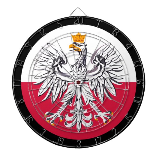 Pools vlaggendartboard en darts/spelboard dartbord (Voorkant)