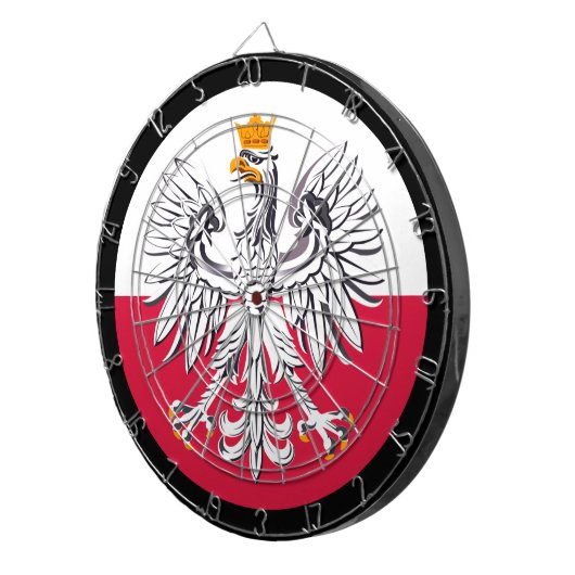 Pools vlaggendartboard en darts/spelboard dartbord (Voorkant Rechts)