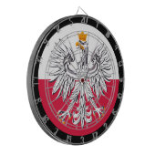 Pools vlaggendartboard en darts/spelboard dartbord (Voorkant Links)