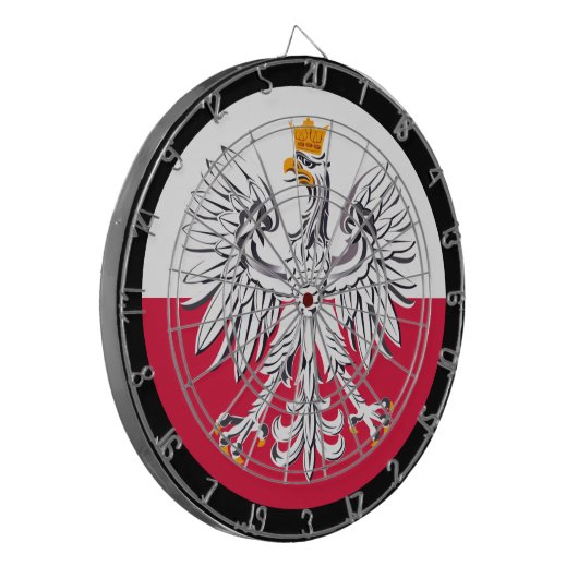 Pools vlaggendartboard en darts/spelboard dartbord (Voorkant Links)