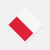 Pools vlaggenpapier Napkins Servet (Hoek)