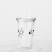 Pools vlaggeschut, Pools Script Polska Acryl Drinkbeker (Rechts)