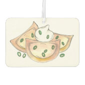 Pools voedsel Pierogi Dumplings Slowaaks Pierogies Luchtverfrisser (Achterkant)