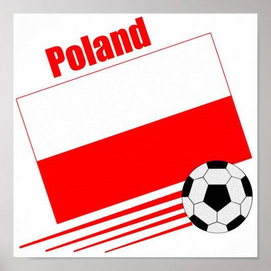 Pools voetbalteam poster (Voorkant)