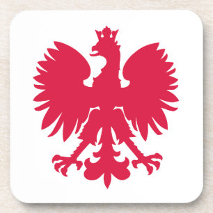 Pools wapen adelaar bier onderzetter