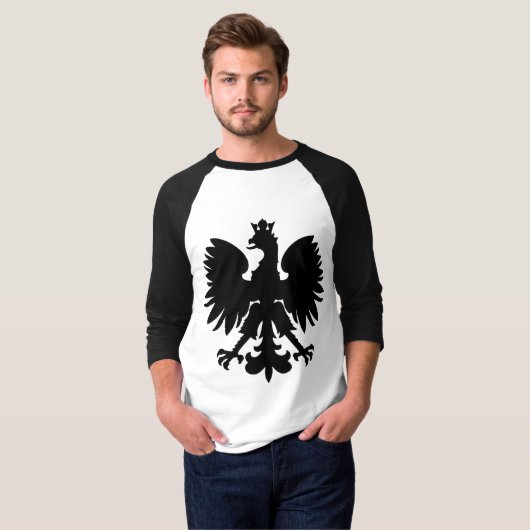 Pools wapen adelaar t-shirt (Voorkant volledig)