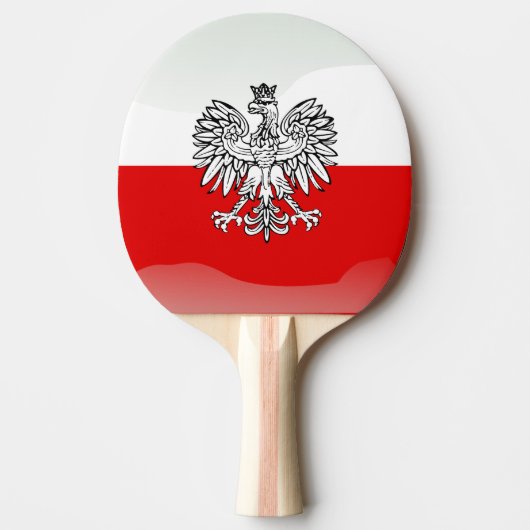 Pools wapenschild tafeltennisbatje (Voorkant)