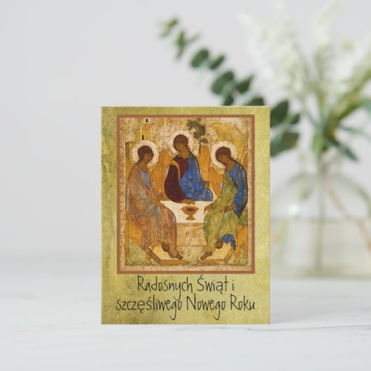 Pools Wesołych Świąt Merry KerstRublev (Staand voorkant)