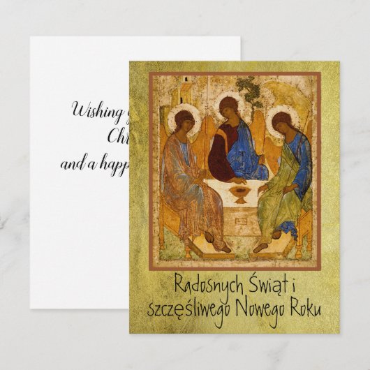 Pools Wesołych Świąt Merry KerstRublev (Voorkant / Achterkant)