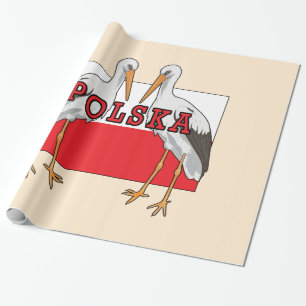 Pools White Stork Polska Cadeaupapier