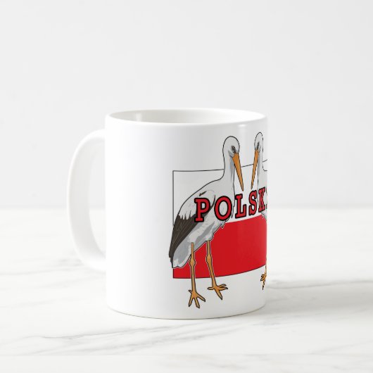 Pools White Stork Polska Koffiemok (Voorkant links)